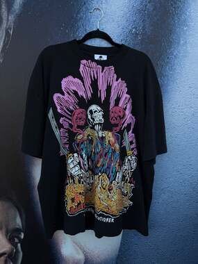Warren Lotas Demon Executioner Graphic T-Shirt Black